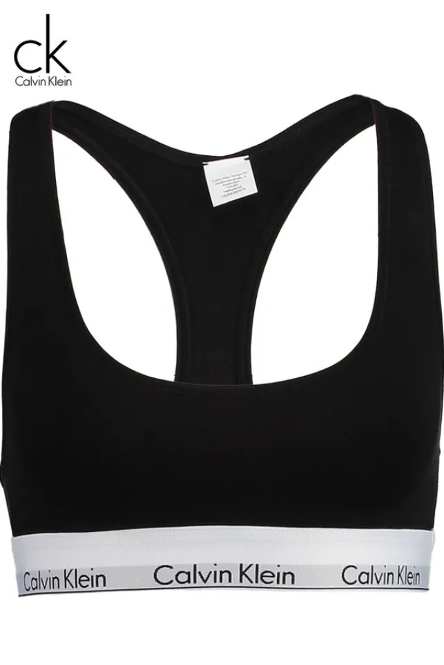 Cheap CalvinKlein Bralette Calvin Klein Modern cotton Black