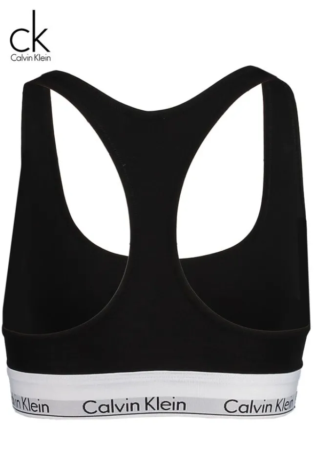 Cheap CalvinKlein Bralette Calvin Klein Modern cotton Black