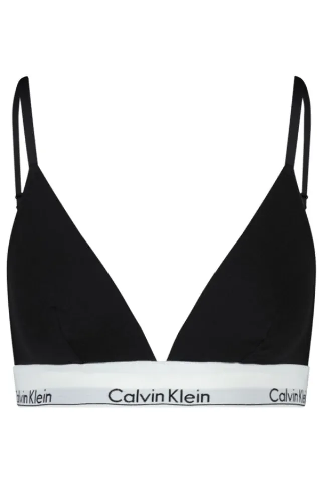 Flash Sale CalvinKlein Bralette Calvin Klein triangle Black