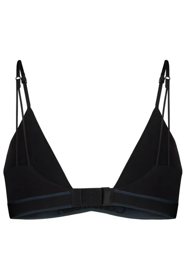 Shop CalvinKlein Bralette Calvin Klein triangle Black