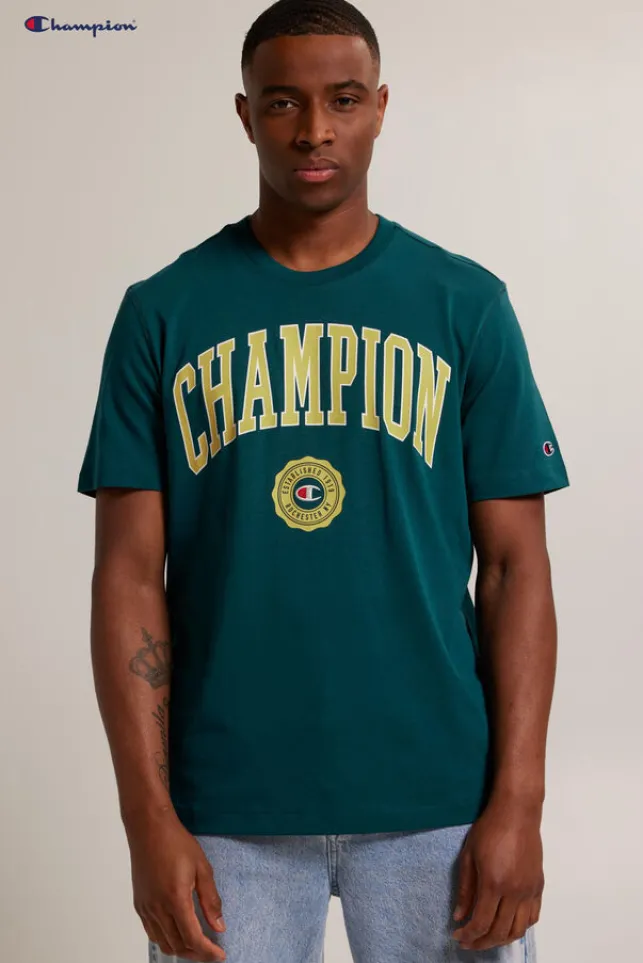 Cheap Champion Crewneck t-shirt Petrol