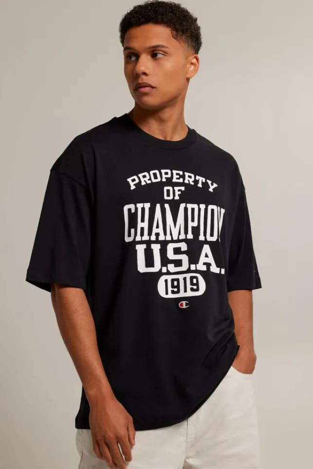 Flash Sale Champion Crewneck t-shirt Black