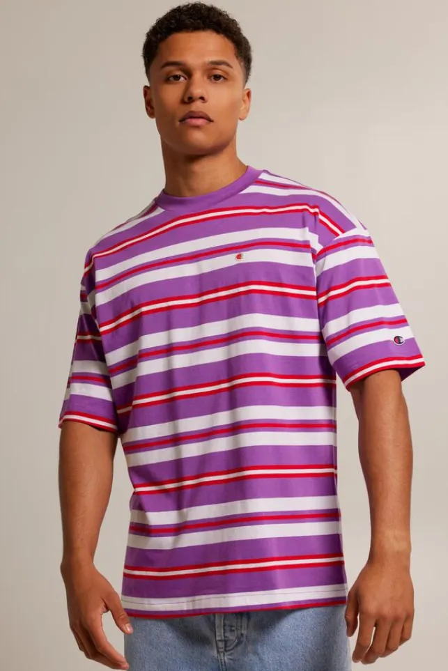 Sale Champion Crewneck t-shirt White/purple