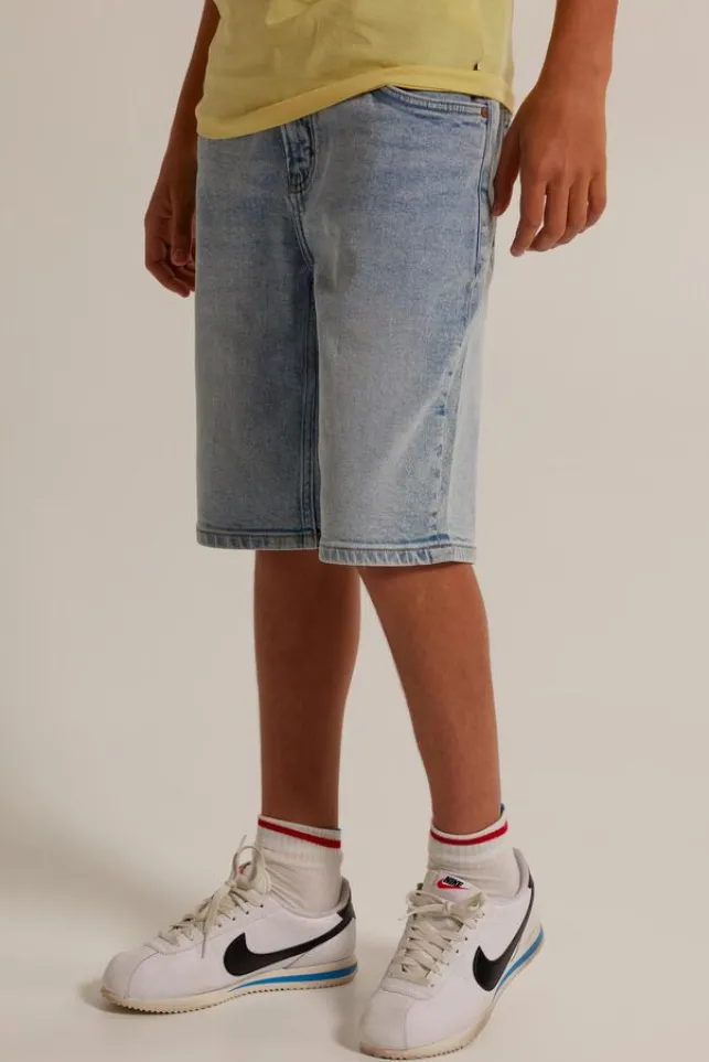 Outlet AmericaToday Denim short Nate JR Mediumblue