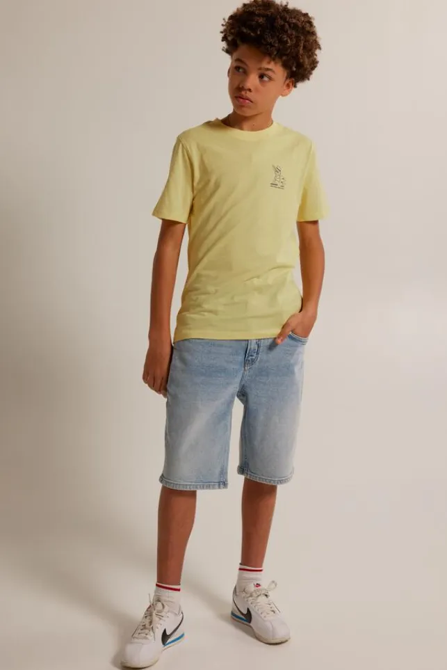 Outlet AmericaToday Denim short Nate JR Mediumblue