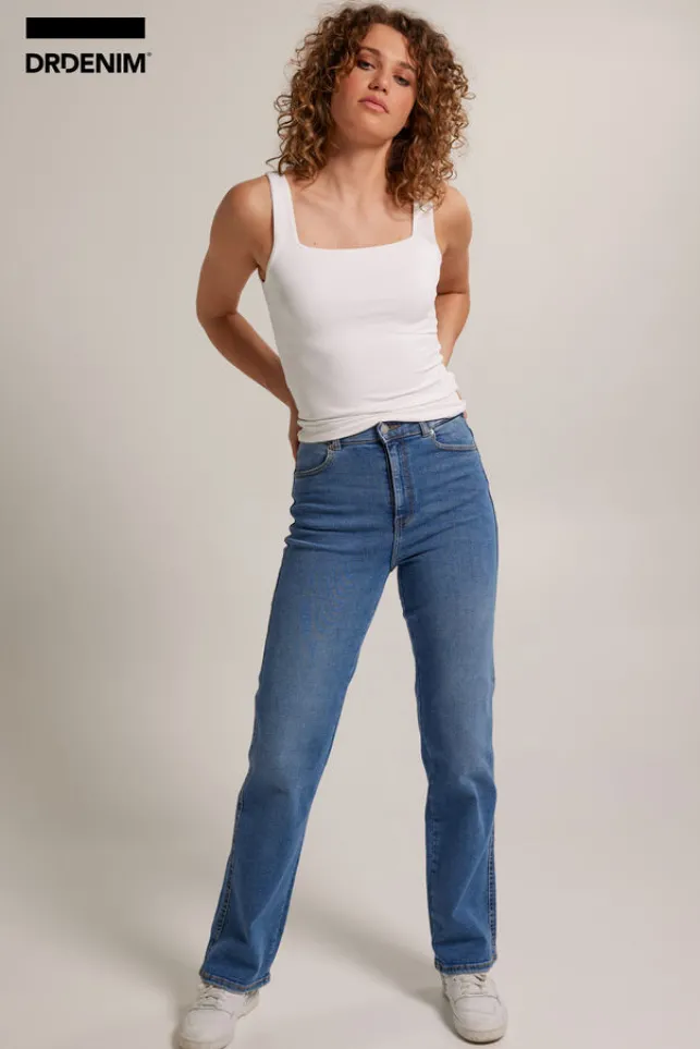 Discount Dr.Denim Dr. Denim Moxy straight jeans Denimblue