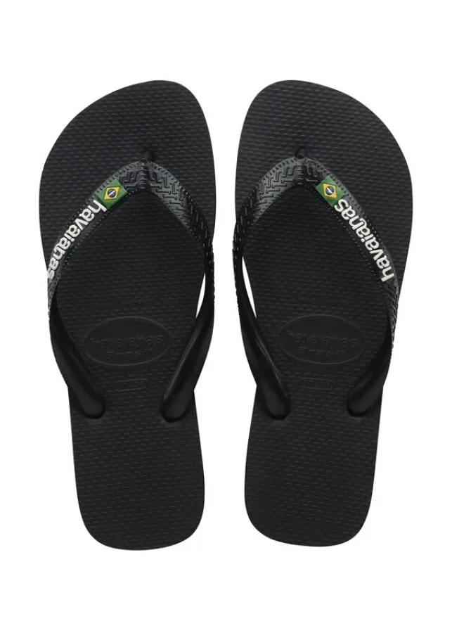 Clearance Havaianas Brasil Logo Black