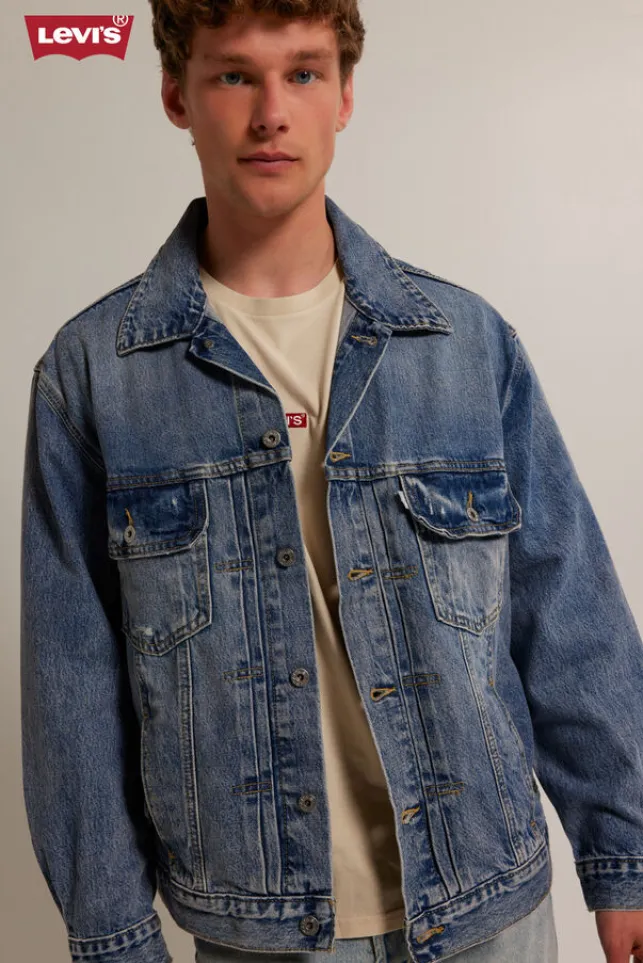 Hot Levi's Trucker jacket Denimblue