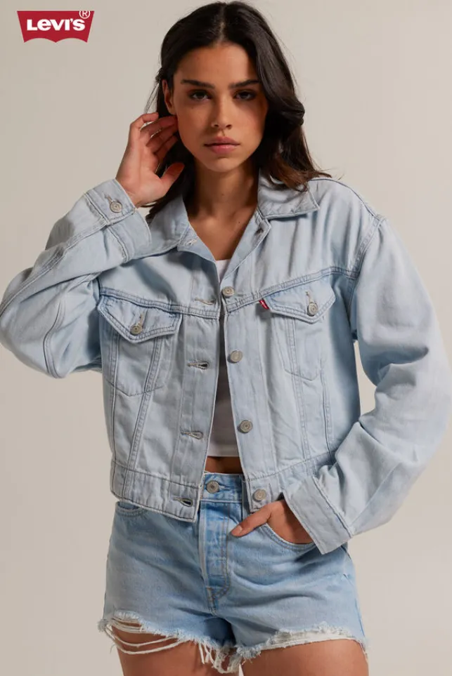 Clearance LeviStrauss Levi's Trucker jacket Denimblue