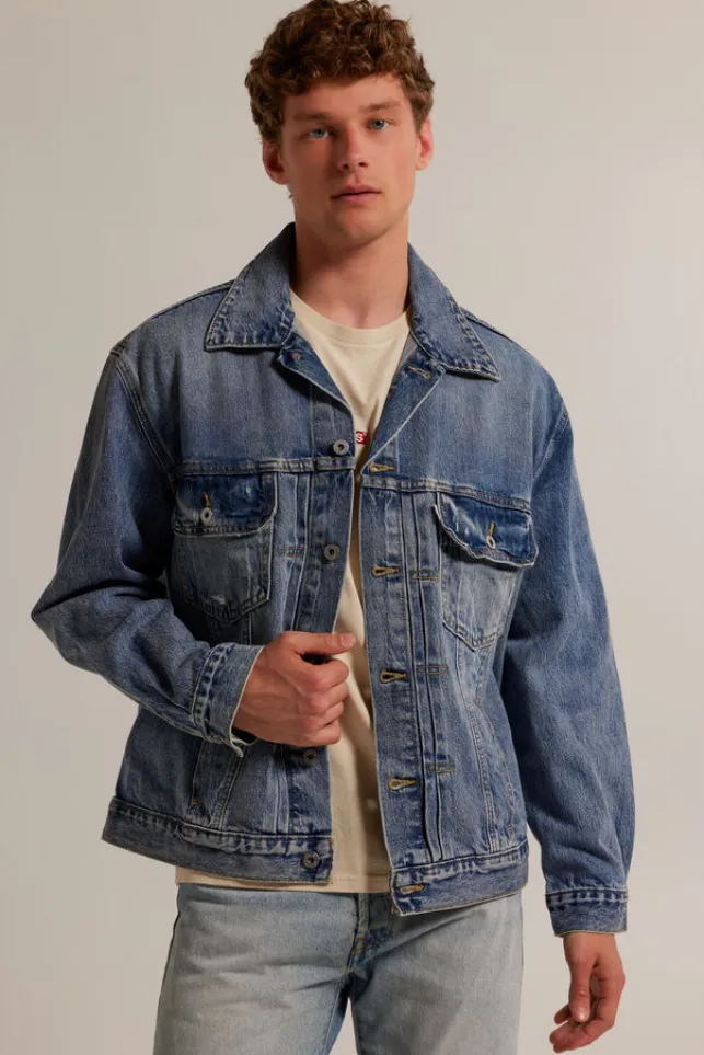 Hot Levi's Trucker jacket Denimblue