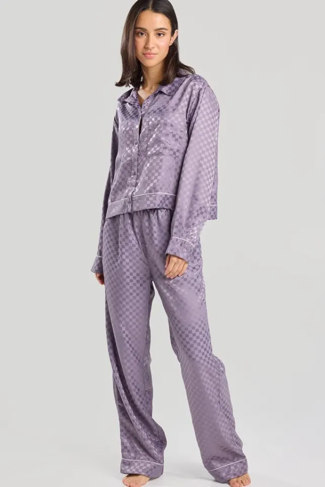 New AmericaToday Lisa Pyjamashirt ashenpurple