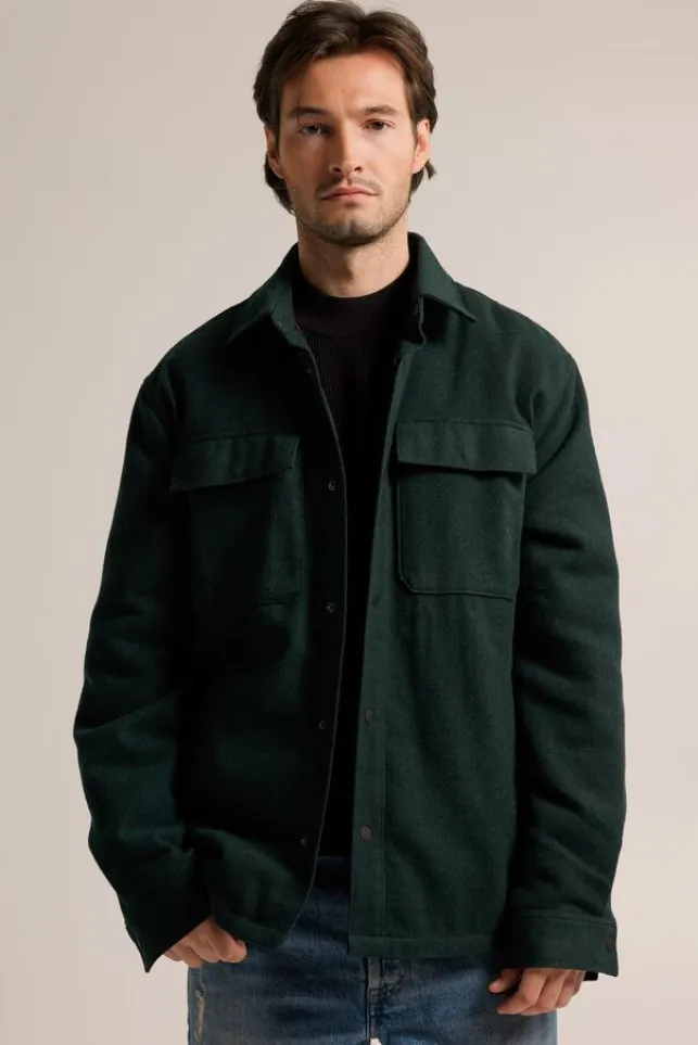 Fashion AmericaToday Overshirt Horace Padded Midnightgreen