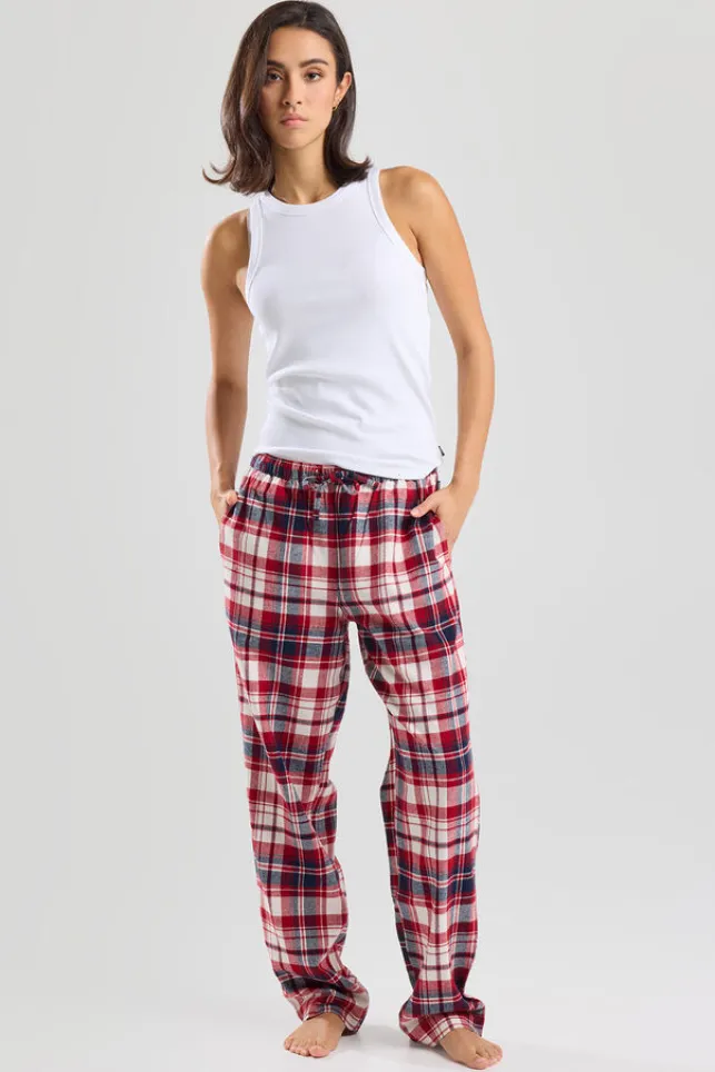 Store AmericaToday Pyjamabroek Labello Z Burgundy