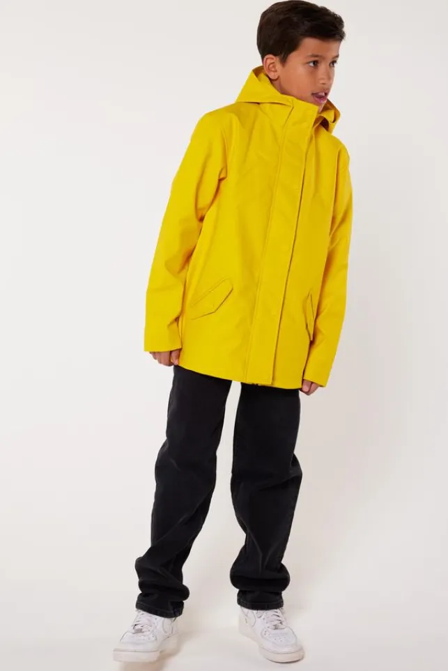 New AmericaToday Regenjas Janice JR kort Yellow