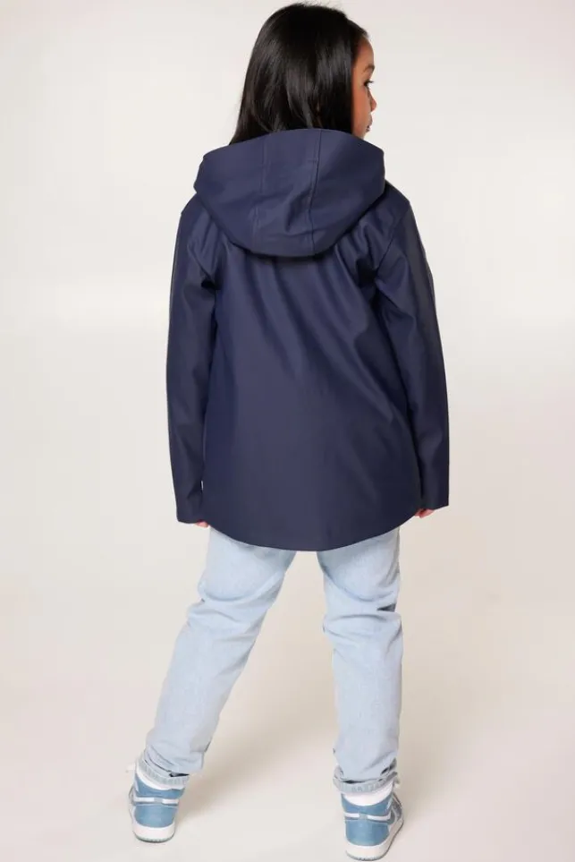 Store AmericaToday Regenjas Janice JR kort Navy