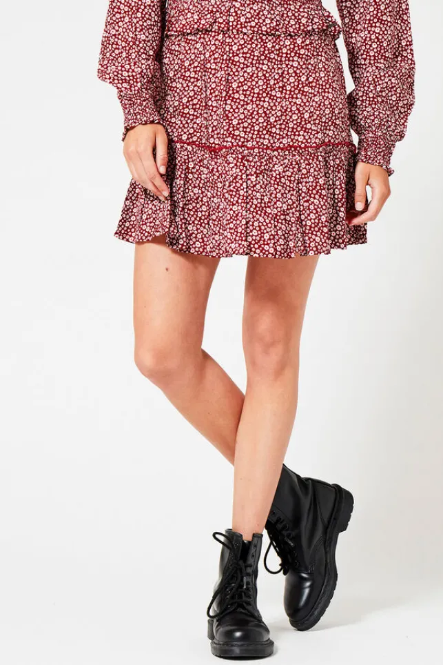 Best Sale AmericaToday Rok met print Burgundy