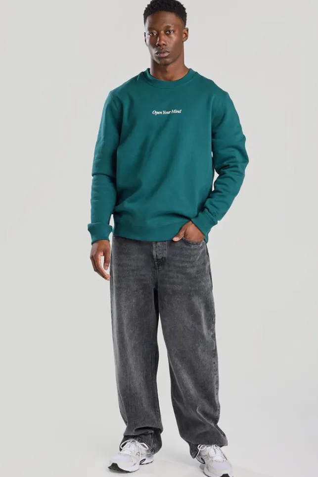 Fashion AmericaToday Spike Crewneck PineGreen