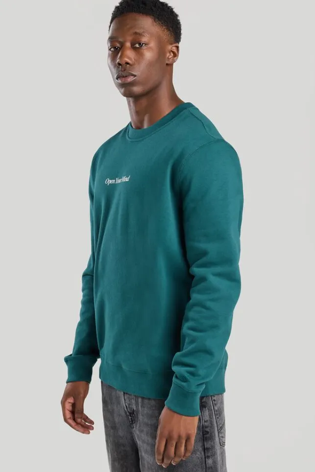 Fashion AmericaToday Spike Crewneck PineGreen