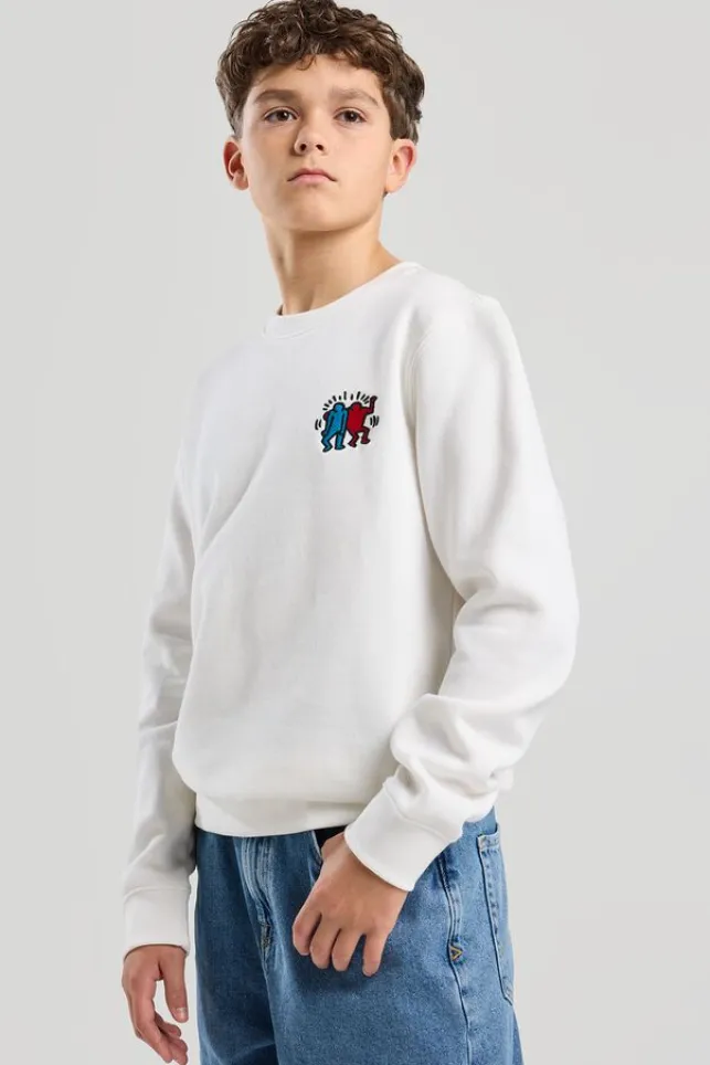 Store AmericaToday Sweater Simms Crew Jr Offwhite