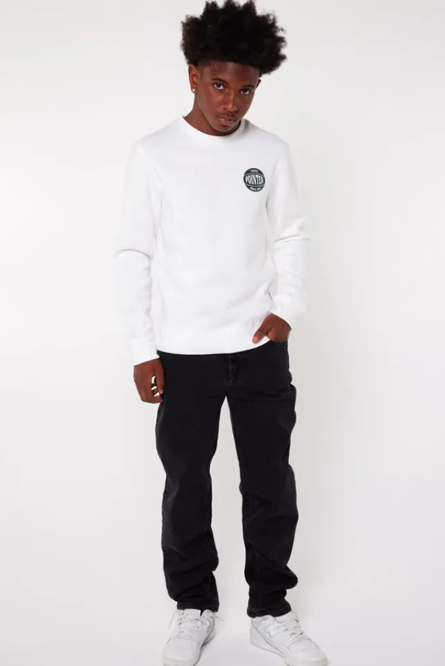 Discount AmericaToday Sweater Slater crew JR Offwhite