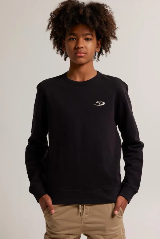 Store AmericaToday Sweater Steef Crew JR Washedblack