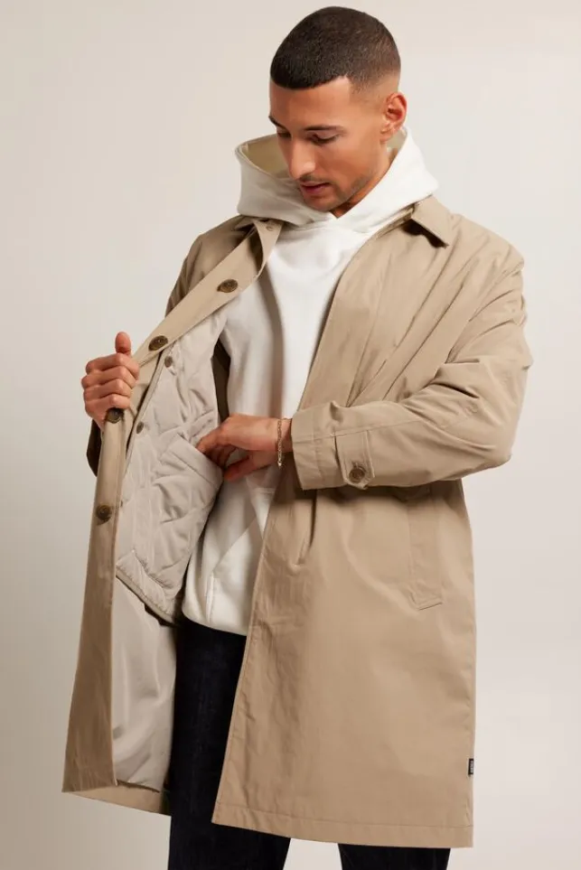 New AmericaToday Trenchcoat John Khaki