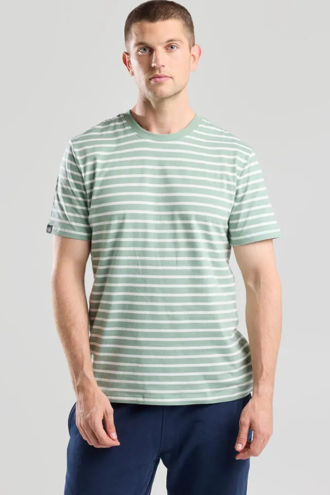 Outlet AmericaToday T-shirt Eric White/green