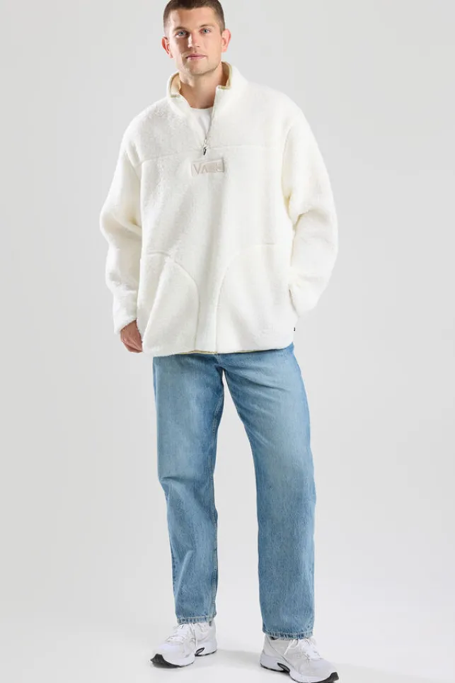 Best Sale Vans Boxed Zip Sweatshirt Offwhite