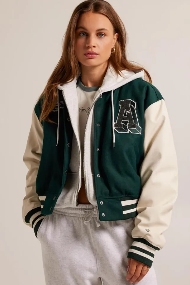 Best AmericaToday Varsity jacket Julia Darkgreen