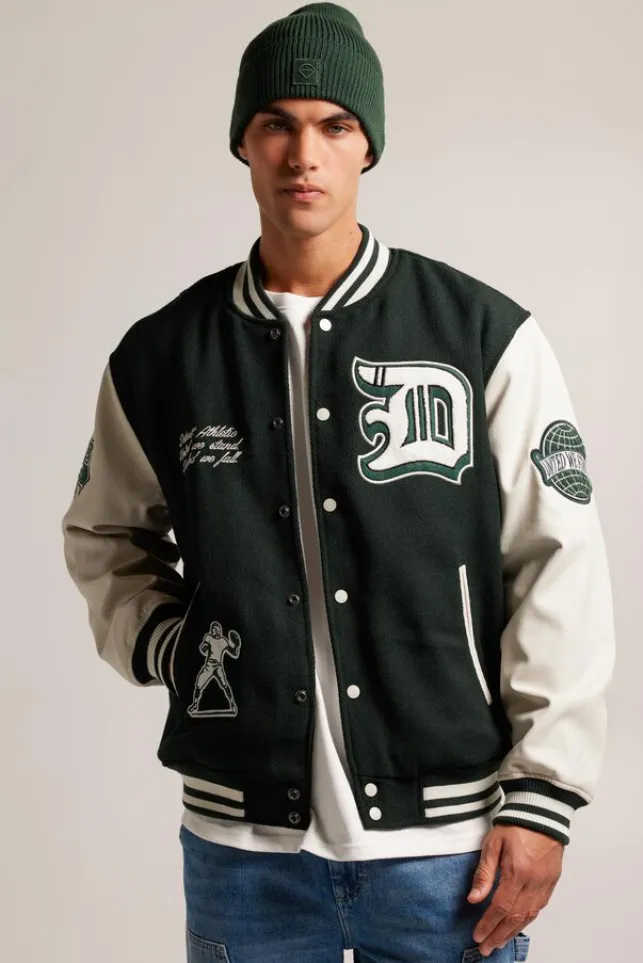 Store AmericaToday Varsity jacket Julian Midnightgreen