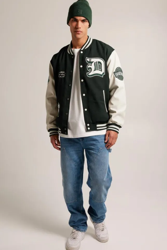 Store AmericaToday Varsity jacket Julian Midnightgreen